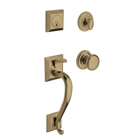 Baldwin Double Cylinder Handlesets Antique Brass 85320.050.DBLC